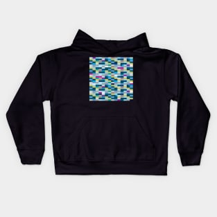 Minimalistic rectangular simple pattern Kids Hoodie